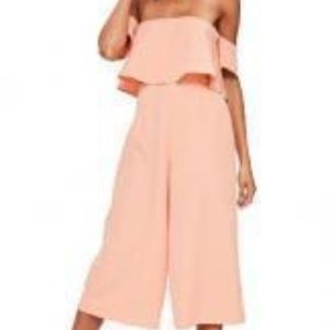 Missguided Popover Off the Shoulder Jumpsuit